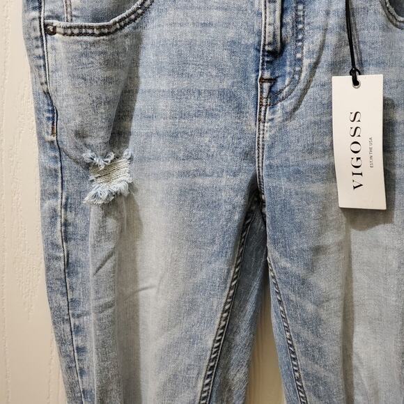 Vigoss Thompson Tomboy Destroyed Skinny Jeans 30‎ - Picture 6 of 10